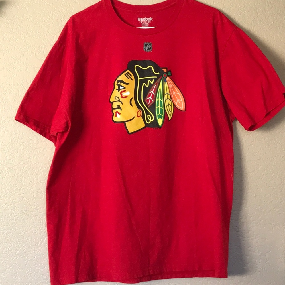 Men’s red Patrick Kane #88 s/s player tee
